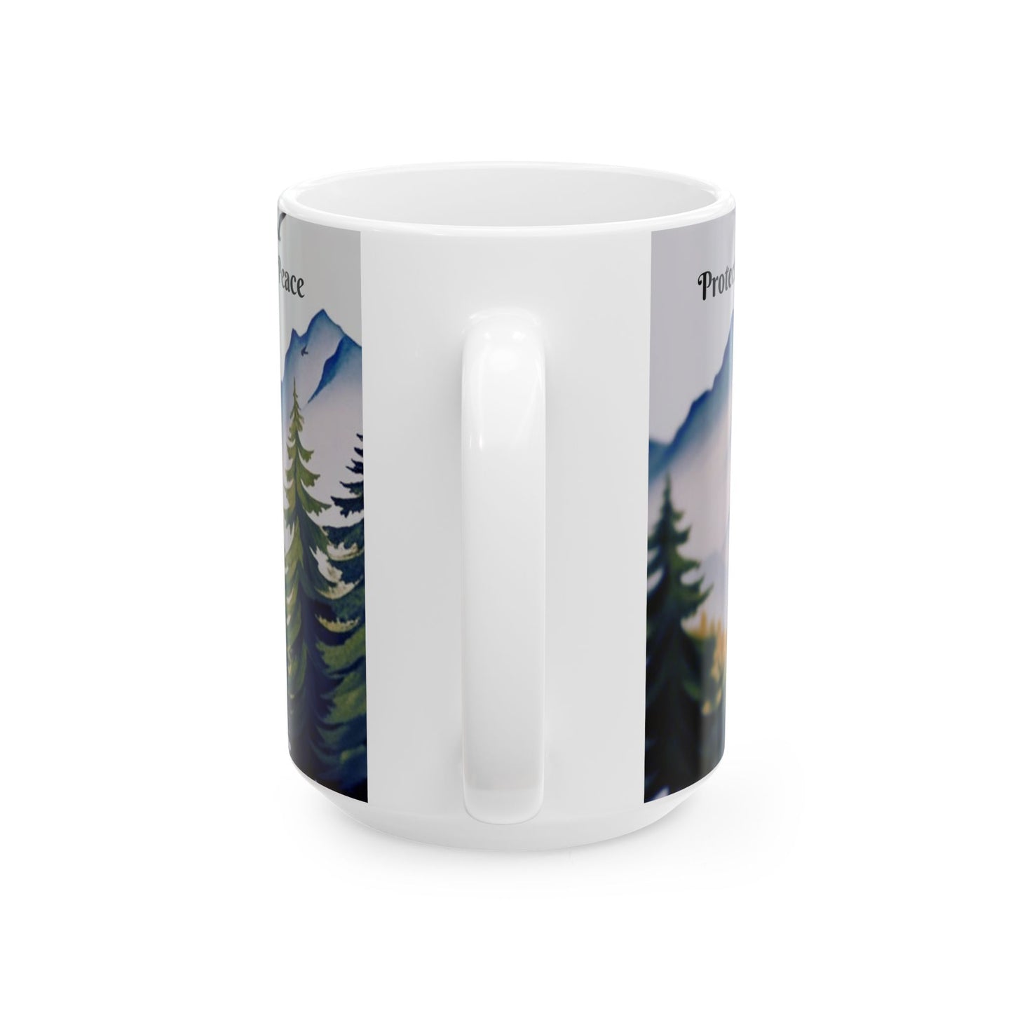 Ceramic Mug, 15oz