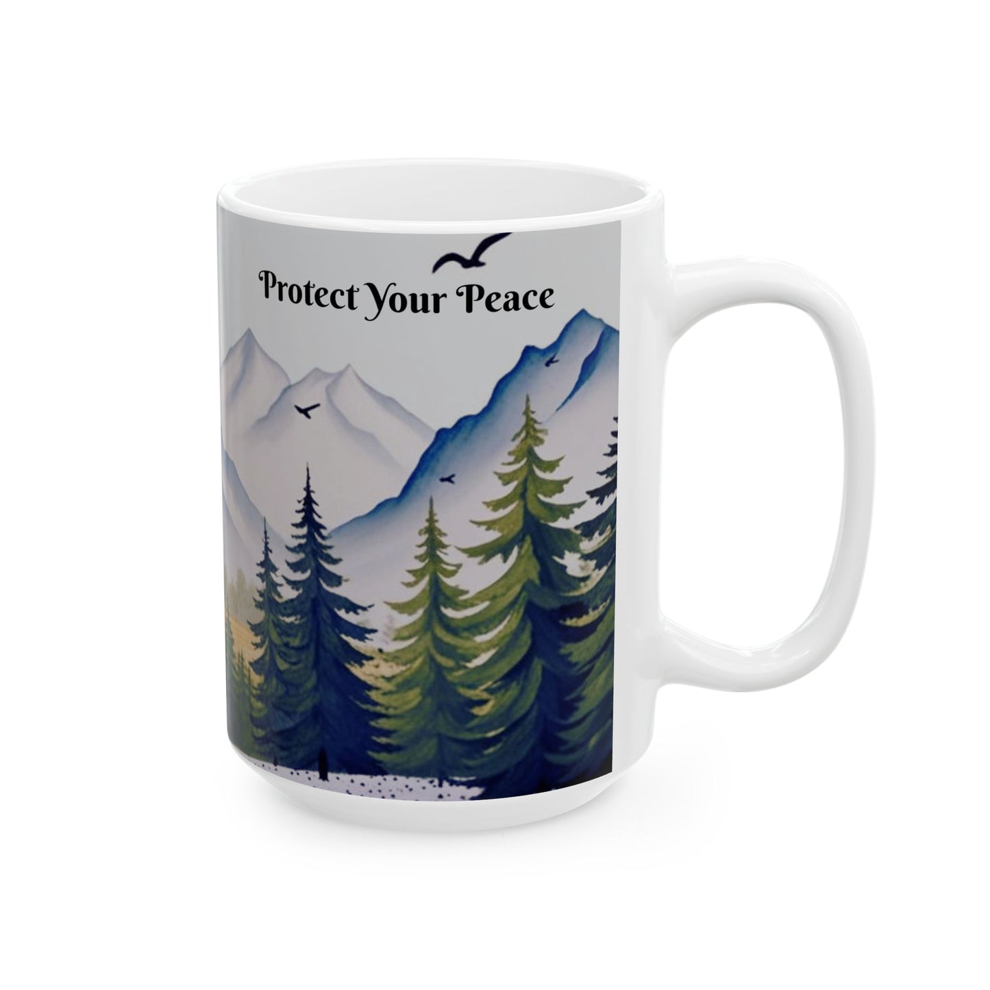 Ceramic Mug, 15oz