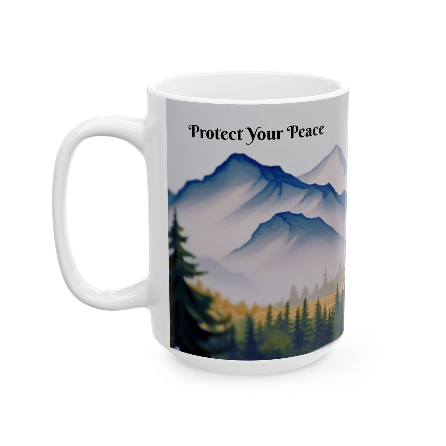 Ceramic Mug, 15oz