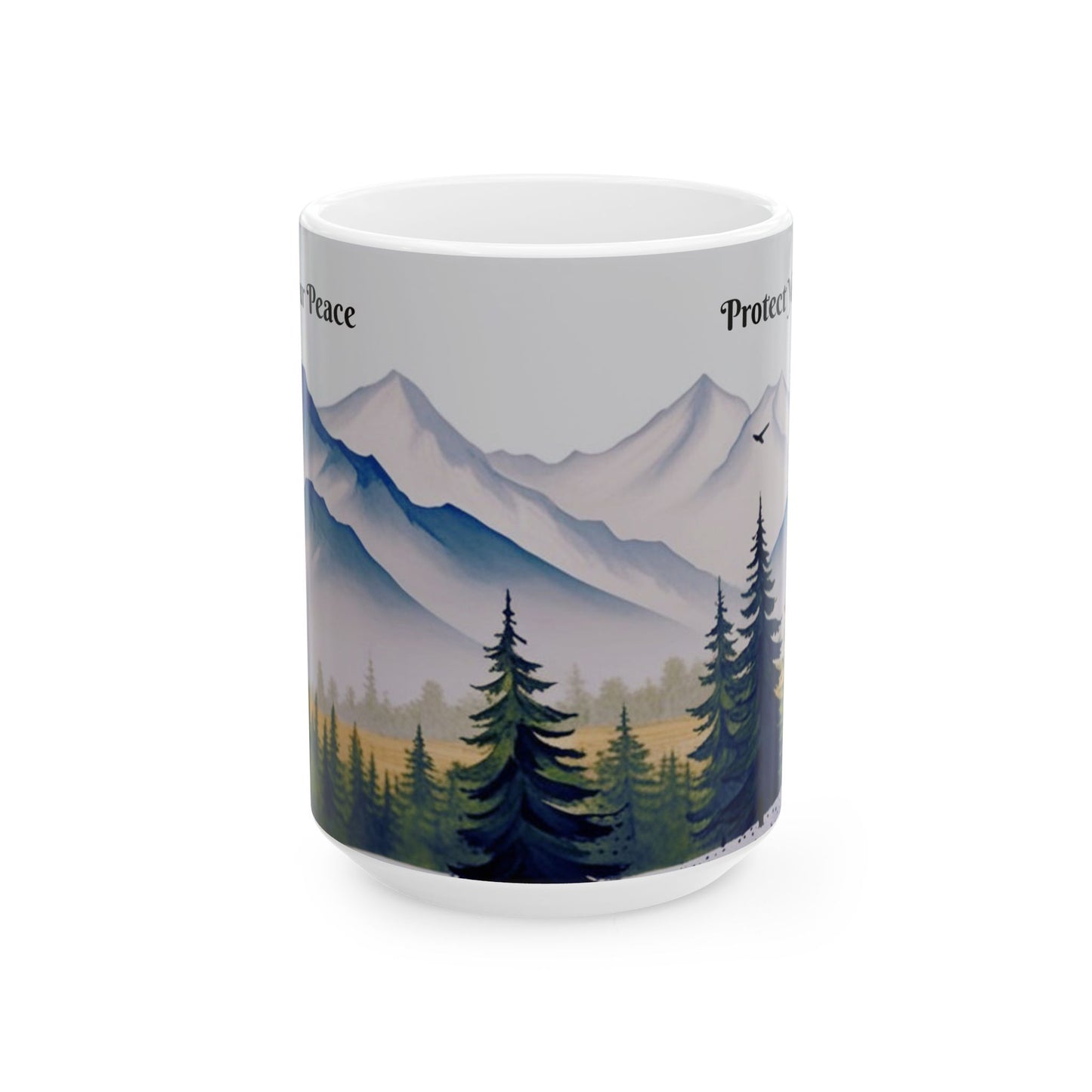Ceramic Mug, 15oz